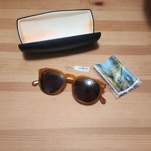 Raen Remmy Sunglasses Honey Brown/ Green
